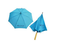 파란 접히는 골프 우산 반대로 Uv 저항하는 미끄러짐 손잡이 마포를 비 입히기 협력 업체