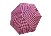 Oem는 우산, 섬유유리 갱구를 가진 각자 접는 우산 금속을 접습니다 협력 업체