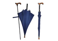 금속 꼭지 예외적 비 우산, 걷는 지팡이 우산 섬유유리 늑골 협력 업체