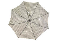 까만 금속 늑골 J 손잡이 우산, 방풍 골프 우산에 의하여 주문을 받아서 만들어지는 디자인 협력 업체