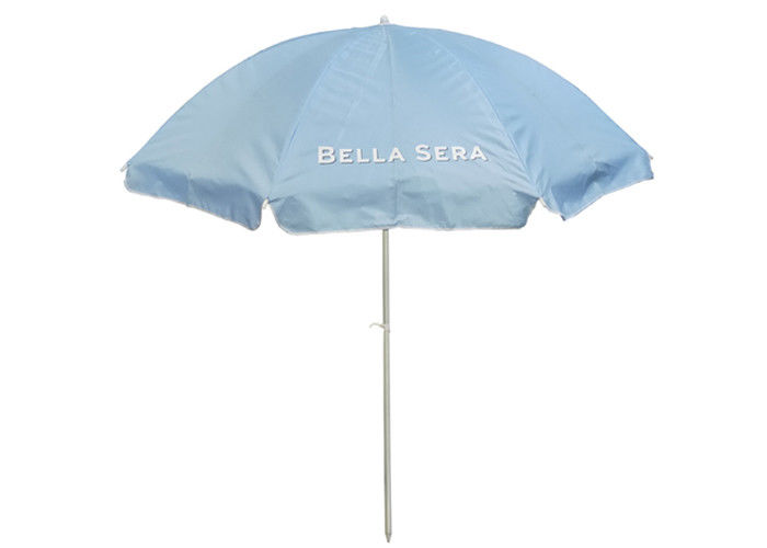 튼튼한 휴대용 비치 파라솔, 옥외 안뜰 우산 주문 인쇄 협력 업체