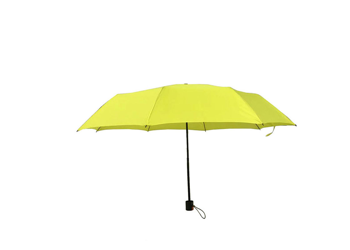 노란 우산, 경량 접는 우산 강한 구조를 접으십시오 협력 업체