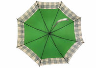 녹색 J 손잡이 우산, 각자 오프닝 우산 열려있는 알루미늄 갱구 자동차 협력 업체