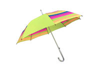 다채로운 가동 가능한 J 손잡이 우산, 똑바른 손잡이 우산 반대로 Uv 협력 업체