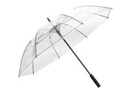 강한 섬유유리 구조 공간 플라스틱 비 우산은 친절한 Poc 플라스틱 직물을 맑게 합니다 협력 업체