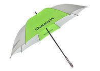 백색 튼튼한 바람 저항하는 골프 우산 고밀도 물 방수제 직물 협력 업체