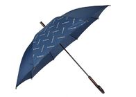 백색 튼튼한 바람 저항하는 골프 우산 고밀도 물 방수제 직물 협력 업체