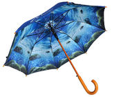 폴리에스테 견주 선전용 선물 우산, 로고를 가진 골프 우산 협력 업체