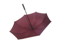 비 보호 큰 골프 우산 방풍 폴리에스테/견주 직물 협력 업체