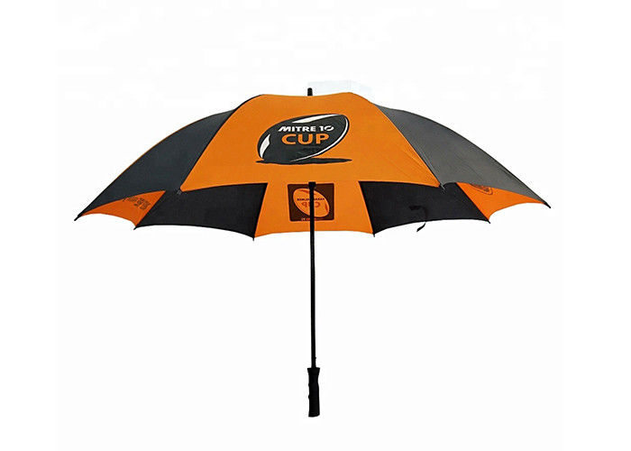 야외 활동을 위한 방수 큰 골프 우산 방풍 주문 큰 로고 협력 업체